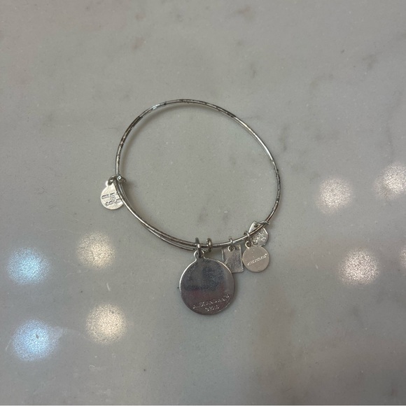 Alex and Ani Soccer Ball Charm Bangle Bracelet Team USA - Picture 3 of 6